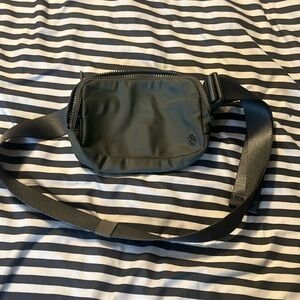 Dark Gray Lululemon belt bag, EUC